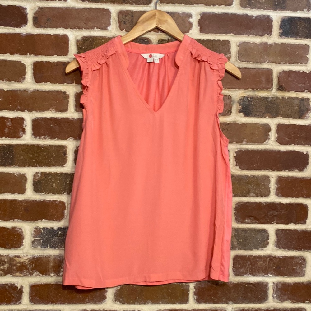 Boden pink sleeveless top size 8